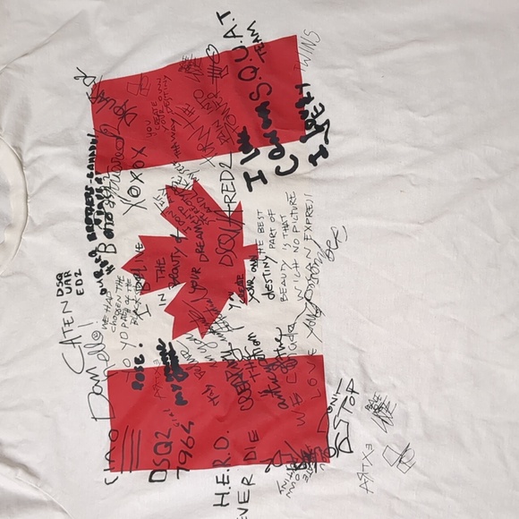 Dsquared2  Doodle flag cool T-shirt size Large - Picture 4 of 7
